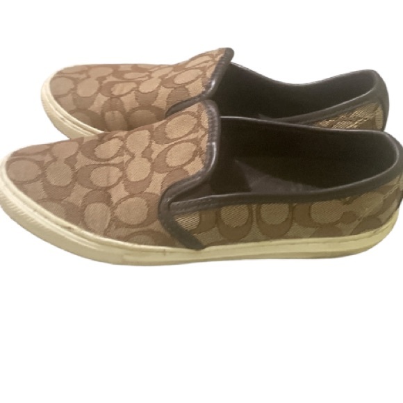 COACH Women's Signature Slip-On Sneakers - Picture 6 of 9